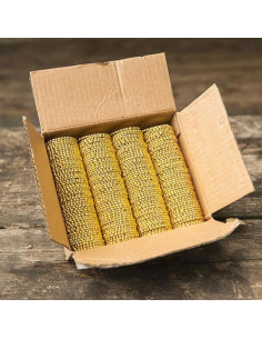 Conjunto de 200 moedas medievais de leão dourado