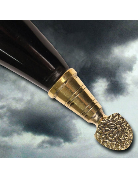 Chifre viking sem furo, 38 cms.