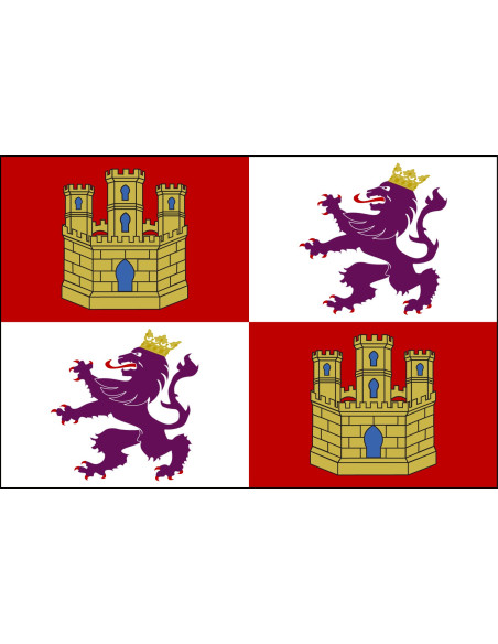 Bandeira de Castela e Leão (para uso ao ar livre)