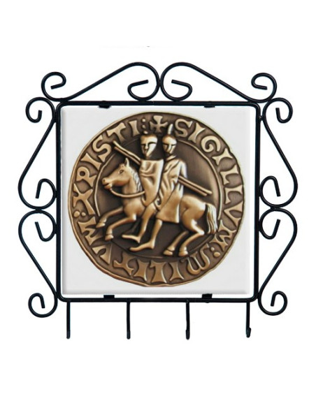 Porta-chaves forjado dos Cavaleiros Templários