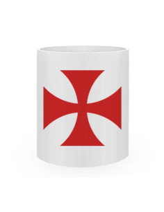 Caneca de Cerâmica Cruz Templária 2