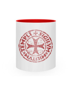 Caneca de Cerâmica Templária Selo Cruzado 2