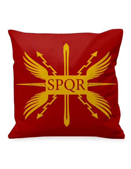 Antiga República Romana Almofada, SPQR