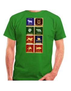 Camiseta das Legiões Romanas, manga curta