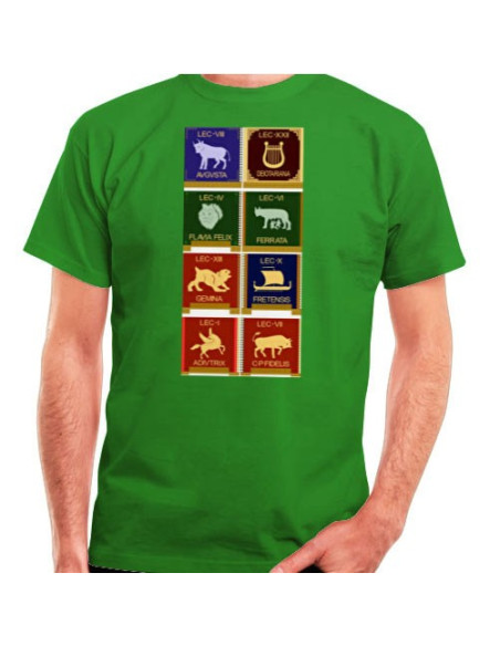 T-shirt Roman Legions, manga curta