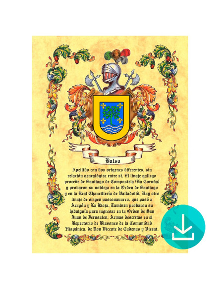 Brasão de rolagem virtual 1 sobrenome