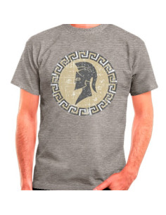 Camiseta cinza Spartano, manga curta