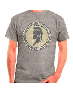 T-shirt Spartan cinza, manga curta
