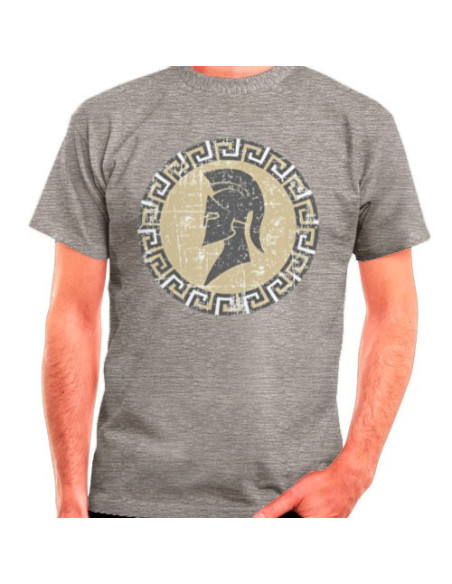 T-shirt Spartan cinza, manga curta
