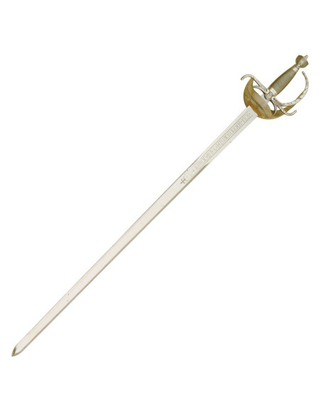 Carlos III Espada de ouro com gravuras