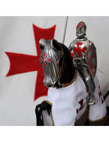 Cavaleiro Templário a Cavalo (33 cms.)
