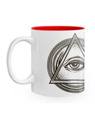 Caneca de Cerâmica Símbolos Maçônicos