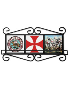 Moldura rústica dos Templários em forja