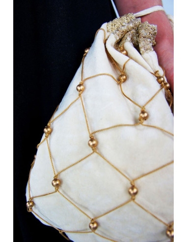 Bolsa Snood Mulher creme nobre medieval