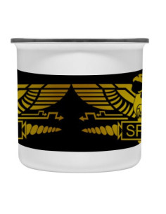 Antigo copo de latão esmaltado Roman Legion SPQR 2