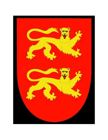 Bandeira medieval Ricardo Coração de Leão