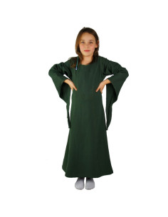 Vestido-túnica medieval para menina