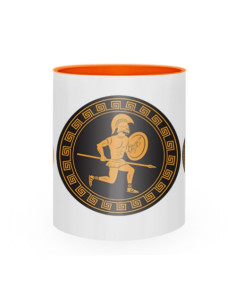 Caneca Cerâmica Guerreiros Espartanos 2
