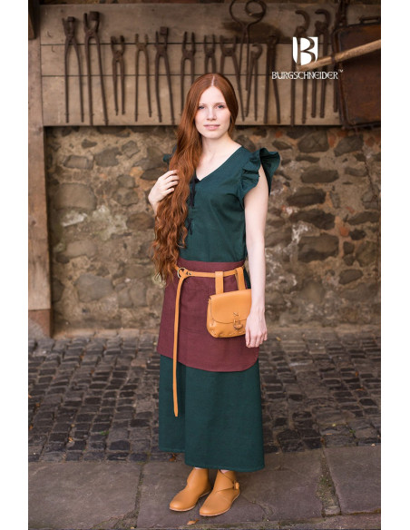 Vestido Medieval Mulher Agga Verde