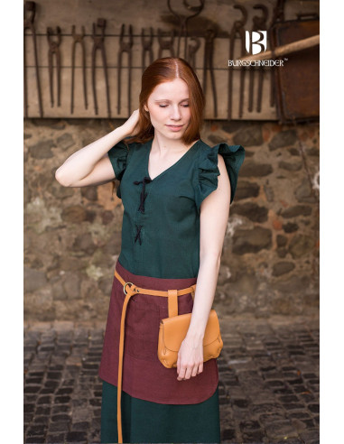 Vestido Medieval Mulher Agga Verde