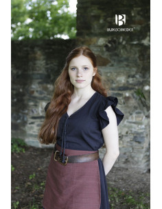 Vestido Medieval Mulher Agga Preto 2