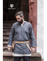 Túnica medieval Erik cinza manga longa