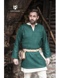 Túnica medieval Lodin, verde