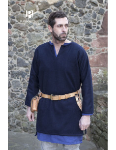 Túnica medieval Lodin, azul