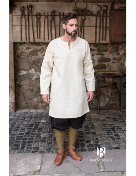 Túnica Medieval Leif, cru