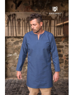 Túnica Medieval Leif, azul 2