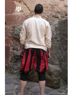 Calça capri Maximilian, rubro-negra 2