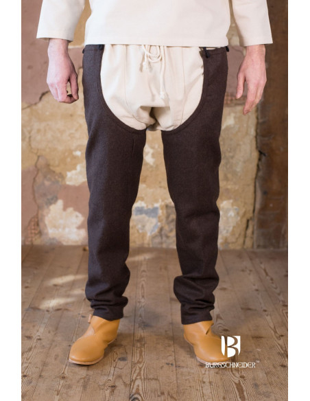 Pernas de lã Bernulf, marrom