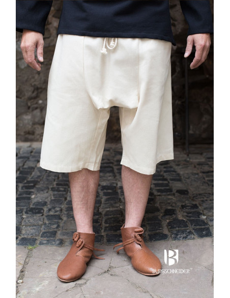 Calça medieval Gisbert, creme