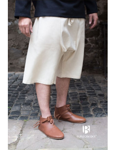 Calça medieval Gisbert, creme 2