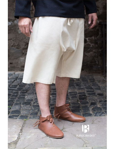 Calça medieval Gisbert, creme