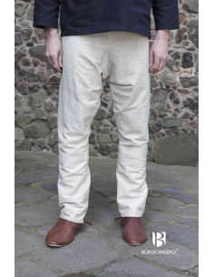 Calça medieval Ragnar, creme