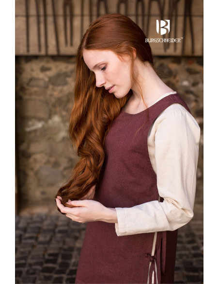 Sobretudo Medieval Mulher Haithabu Brown