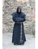 Traje de monge medieval Benediktus, preto