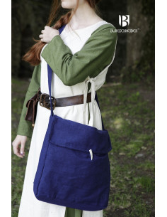 Bolsa medieval Ehwaz, fecho de chifre