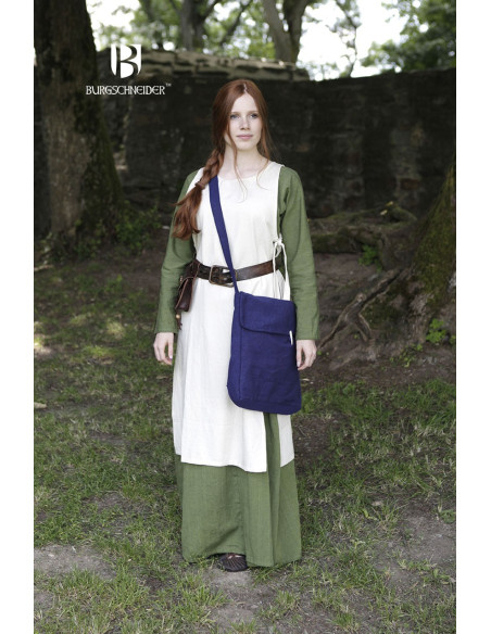 Bolsa medieval Ehwaz, fecho de chifre