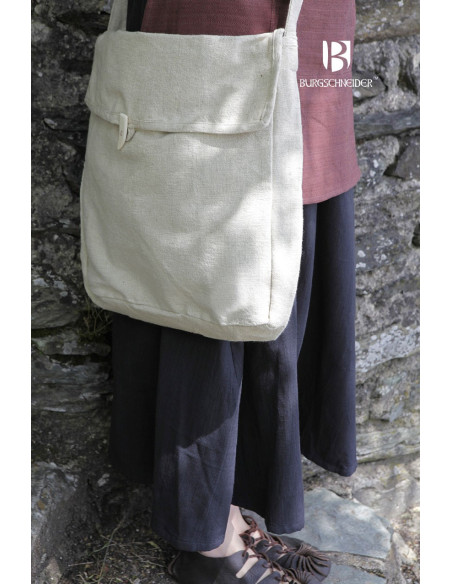 Bolsa medieval Ehwaz, fecho de chifre