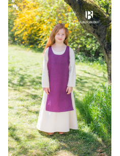 Túnica viking Ylva, lilás