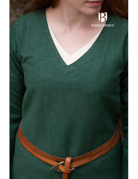 Túnica Frekja Medieval Verde