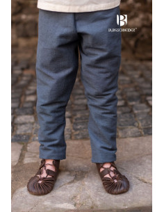 Calça criança medieval Ragnarsson cinza
