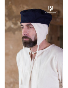 Chapéu medieval Hugo, azul