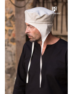 Chapéu medieval Hugo, creme