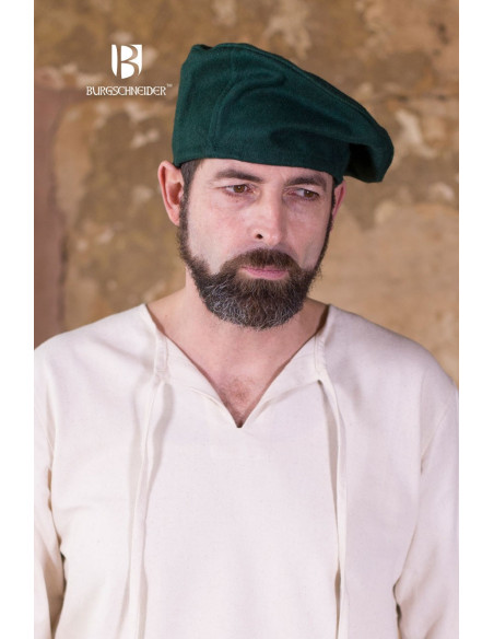 Boné renascentista Harald, verde