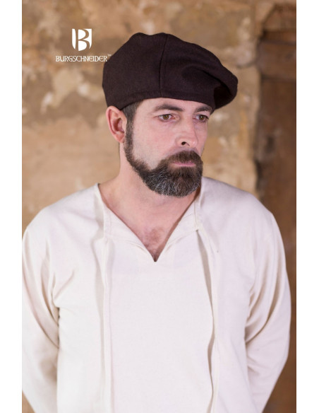 Boné Harald renascentista, marrom