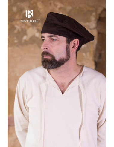 Boné Harald renascentista, marrom