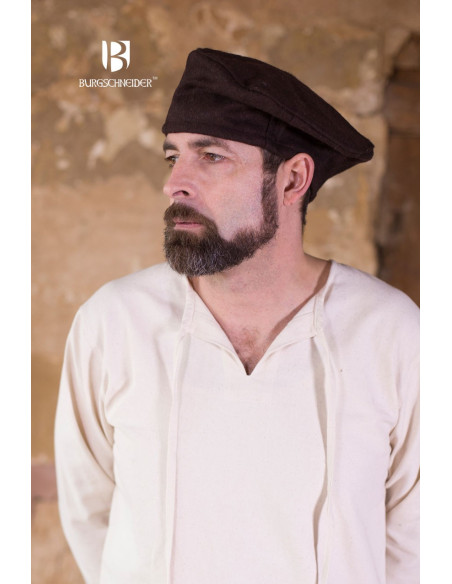 Boné Harald renascentista, marrom